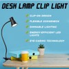 LED Desk Light with Clamp – USB-Powered Adjustable Table Lamp
