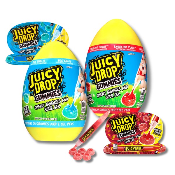 Easter Juicy Drop Pop Gummies - In Festive Easter Egg