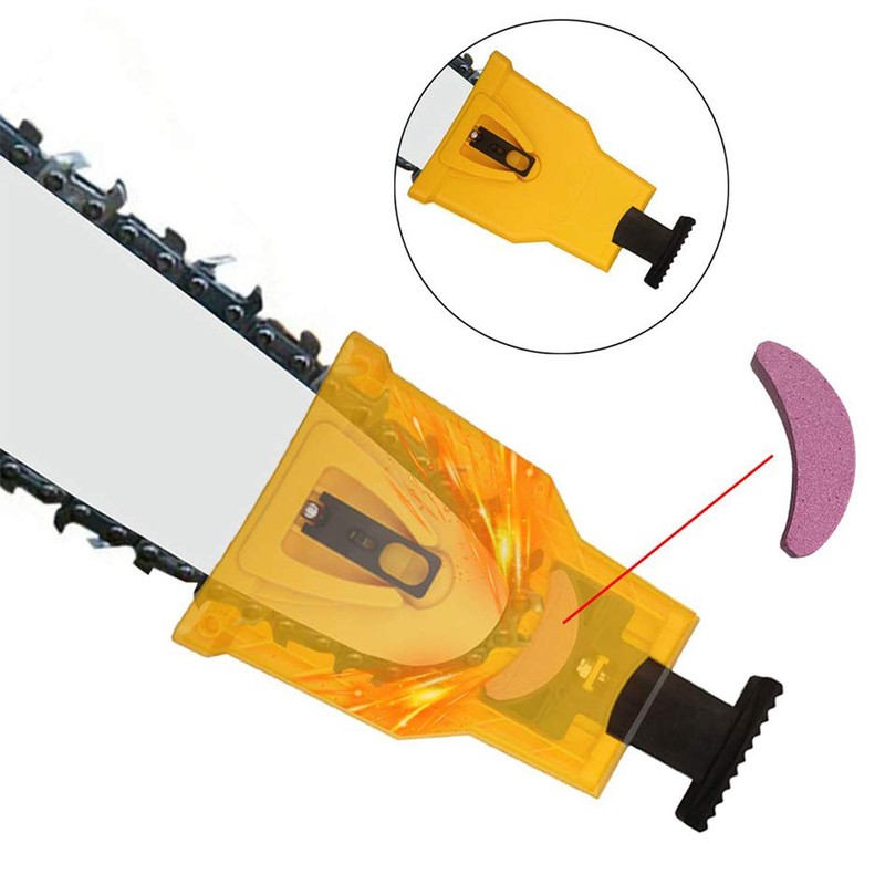Techson Chainsaw Sharpener, Portable Teeth Blade Grinder Tools Fit for