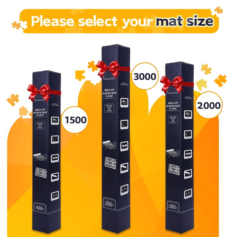 Pohxev Jigsaw Puzzle Mat Roll Up, Portable Saver Pad 48”
