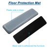 Bivethoi 10 Pcs Furniture Glide Rectangle, Self-Adhesive Sliders Pads Magic