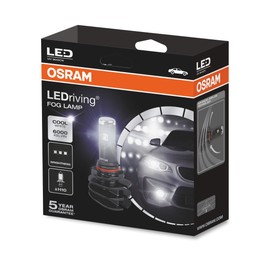 Osram Ledri Ving Fog Lamp H10 LED Fog Light 9645CW, Off, 12 V, Collapsible box (Pack of 2)