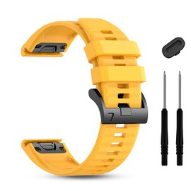 ZPJPPLX 22mm Compatible with Garmin Fenix8 AMOLED 47mm/Fenix E/Fenix 6 Pro/6/7/7 Pro/5/5 Plus Watch Band,Soft Silicone Straps for Forerunner 965/955/945/Approach S70 47mm/S62/S60/quatix 7 Smartwatch