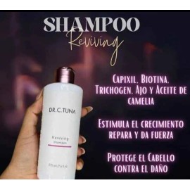 2pzs Shampoo Reviving Farmasi/para Crecimiento De Cabello