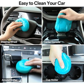 PULIDIKI Gel de limpieza de coche, masilla de limpieza de coche, limpiador universal de interior de coche, kit de limpieza perfecto, herramientas de detalle automático, accesorios de coche, regalos