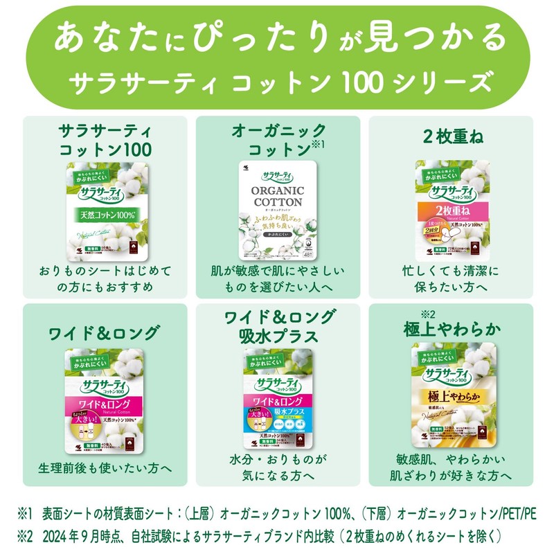 Sarasati Cotton 100% Organic Cotton 48 Piece Sheet Unscented