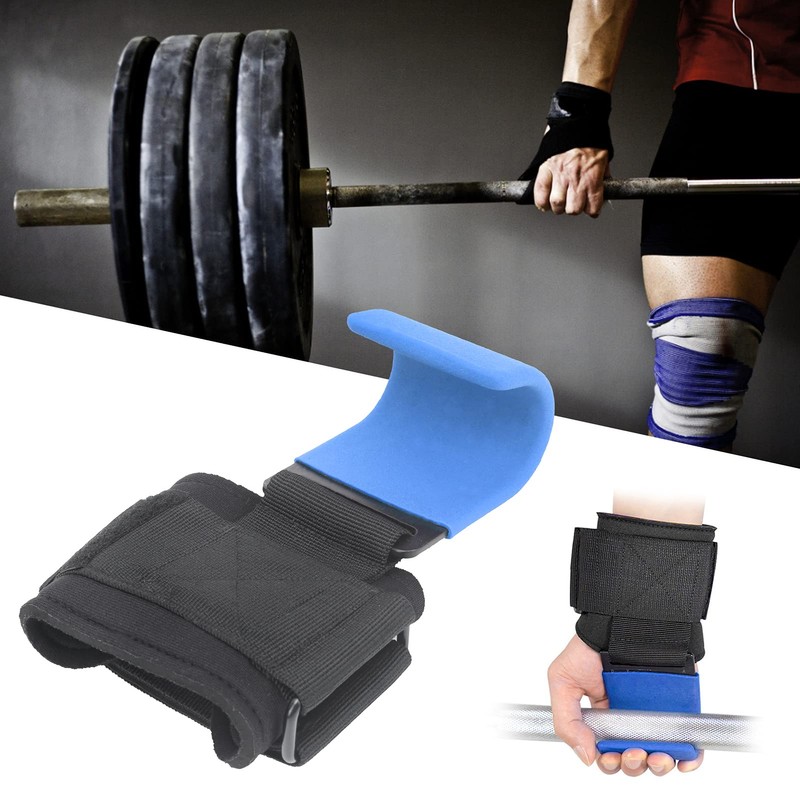 Hapivida Grips Power Hook, Non-Slip Weight Lifting Hook for Bodybuilding,