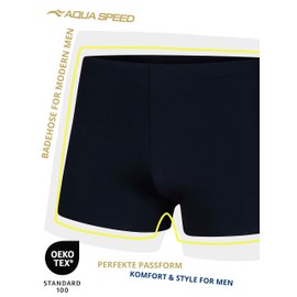 Aqua Speed® Men's Swimming Trunks S-XXXL Modern UV Protection Chlorine Resistant Drawstring, xl