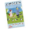 Emma Ball ""Claire Henley Puffin Watching, Pure cotton tea towel. UK printed., CHTT01