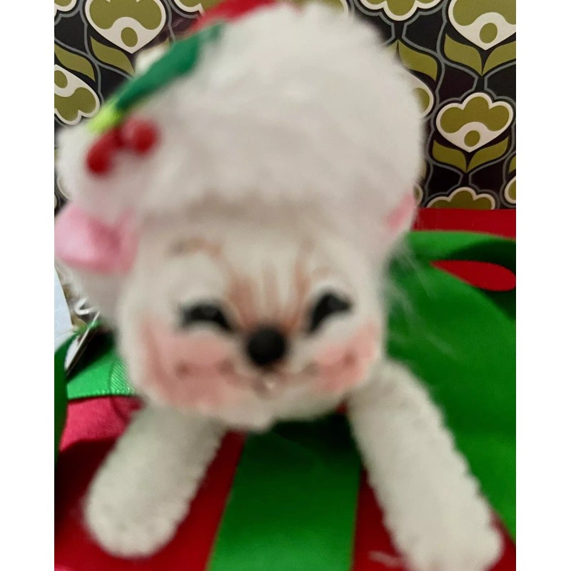 Annalee Christmas Gift Mouse 3" NWT