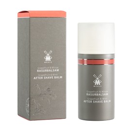 MÜHLE- Bálsamo para después del afeitado de pomelo y menta, 100 ml: loción para después del afeitado para hombres, suaviza y nutre la piel, revitaliza