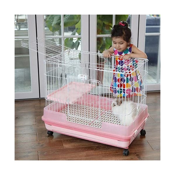 Large Multi-Level Indoor Small Animal Pet Cage for Guinea Pig