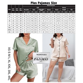 Pijamas de seda XS-4XL para mujer, pijama de satén corto, floral, ropa de dormir suave para novia, conjunto de pijamas cortos, Azure-b, Large