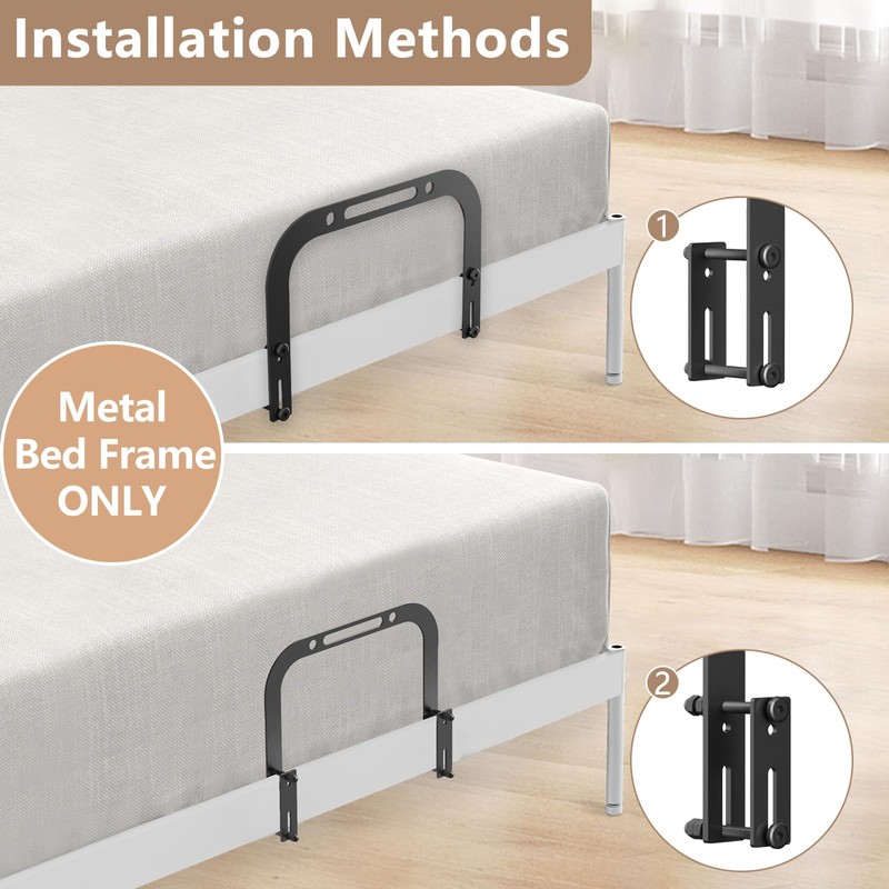DELLAN Mattress Slide Stopper, Non-Slip Gripper Retainer Bar, Mattress Holder