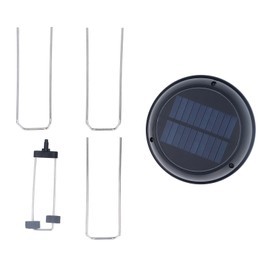 Solar Powered Water Agitator 5V 0.5W Solar Panel Wiggler with Bracket for Bird Baths Garden Pond Decoration Super Quiet