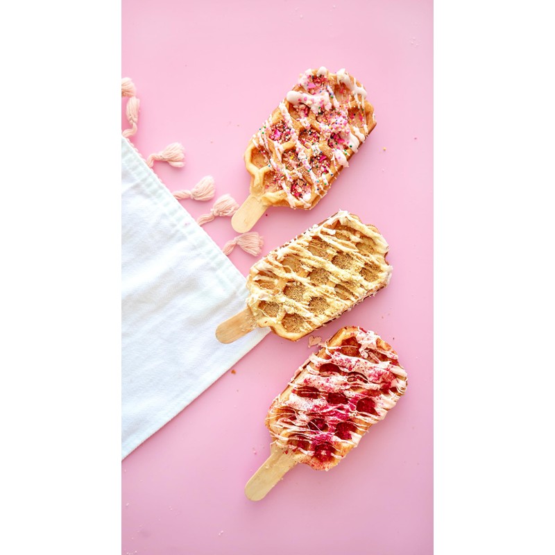Mochi Foods Original Mochi Waffle Mix, Vanilla Flavor, Makes Crispy