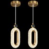 zhllmq Pendant Lighting for Kitchen Island LED Dimmable Modern Gold