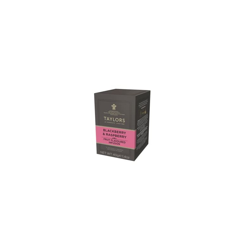 Taylors of Harrogate Blackberry & Raspberry Herbal Tea, 20 Teabags