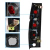 AmeriLite Chrome Replacement Brake Tail Lights Set For Hardbody D21