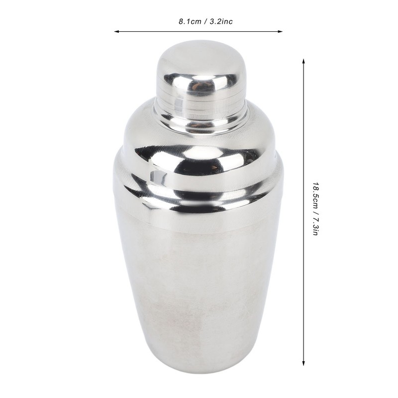 Cocktail Shaker 304 Stainless Steel Cocktail Drink Mixer Bartender Shaker