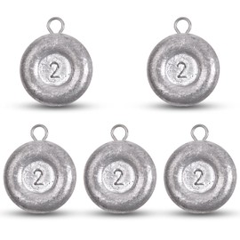 Disc Sinkers Fishing Weights,Coin Sinkers Weights Saltwater Surf Fishing Weights Catfishing Gear Tackle 8oz 6oz 5oz 4oz 3oz 2oz 1oz