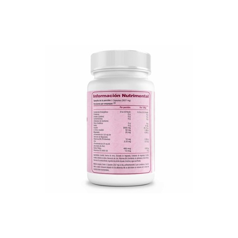 Salud Vida Myo Chiro Inositol 2000mg 50mg Por Porción Magnesio