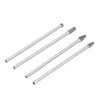 4Pcs Extended Carbide Rotating Burr Set 1/4in Shank Tungsten Steel