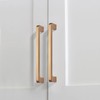 TUNNY 10 Pack Modern Cabinet Handles-3.8"/96mm Screw Spacing Matte Champagne