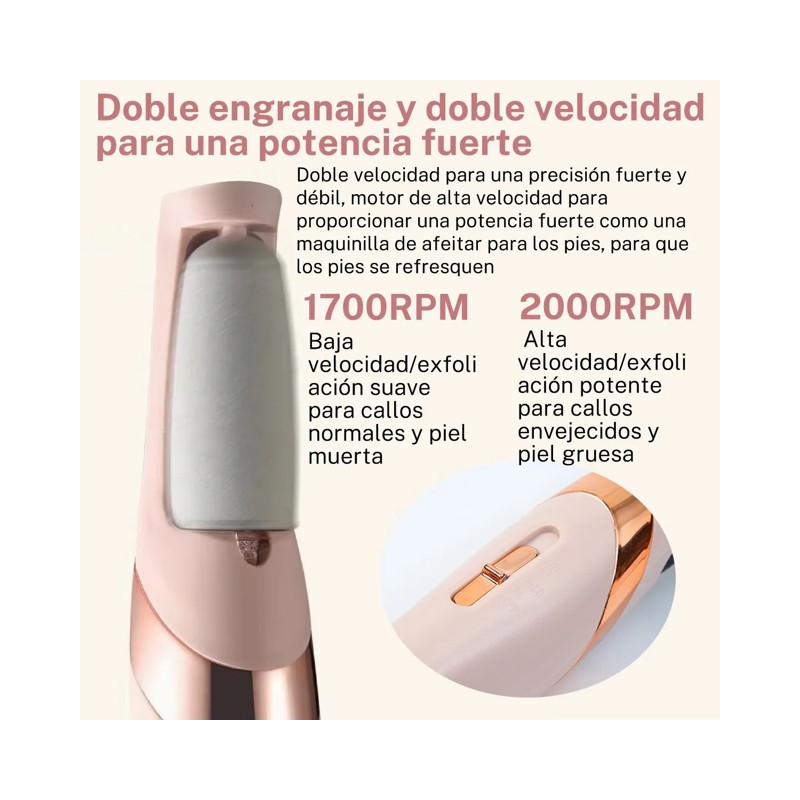 "Aparato De Pedicura Eléctrico Con Papel De Lija Para Pies