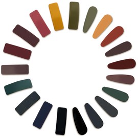 Jaasuee Matte Snap Hair Clips for Girls and Women, 20 Pcs Cute Solid Candy Color Hair Barrettes, Lightweight and Durable Hair Accessories