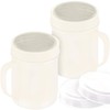 CUSINIUM 6 Oz Ivory Powder Sugar Shaker With Handle -
