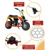 Mini Bike Hydraulic Disc Brake Caliper Kit Compatible with Baja