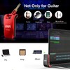 LEKATO 2.4GHz Wireless Guitar System - 6 Channels Rechargeable Wireless