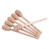 50Pcs/set Household Wooden Jam Honey Dipper Jar Dispensing Collecting Stirring