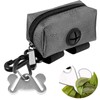 1PACK Dog Poop Bag Holder for Leash Attachment - Waste