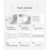 Dostear Wallpaper Border Peel and Stick Wall Border Sticker Home