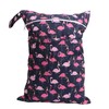 Diaper Bag Storage Pouch Waterproof Polyester Reusable Dual Zippers Diaper