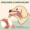BOUSEPO Bully Stick Holder Branch Shape Durable Dog Chew Holder