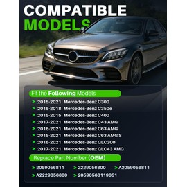 Dacall Power Window Switch Fit for Mercedes-Benz C300, C350e, C400, C43 AMG, C63 AMG, C63 AMG S, GLC300, GLC43 AMG (2015-2021) Front Driver Side, Replaces 2059056811, 2229056800