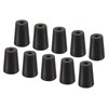 YOKIVE Pack of 10 Rubber Stoppers with Hole, Conical Plugs