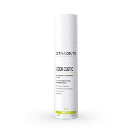 Dermaceutic Rain Ceutic - Regenerating Cream for Sensitive and Low-Moisture Skin - Repairing Cream with Hyaluronic Acid, Peptides, Vitamin C/E and Shea Butter - 40 ml