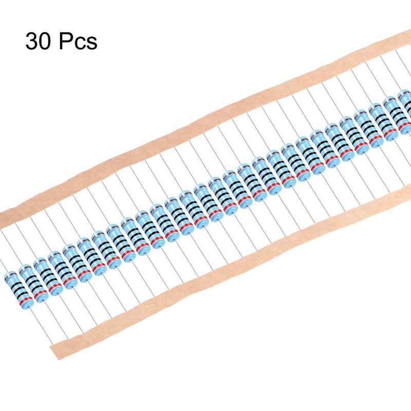 sourcing map Metal Film Resistor 200 Ohm 2 W 1%