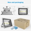 200W LED Flood Lights Outdoor, 110-285V, 20000LM Super Bright Security