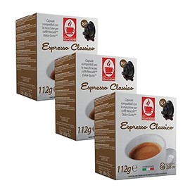 Bonini Coffee Pods, Dolce Gusto Compatible Coffee Pods/Capsules. 3 Pack Espresso Classico Coffee Pods, Each Pack 16 Pods (Total 48 pods)