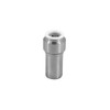 Radiator Valve 15mm x 10mm Push fit Chrome Speedfit Reducer