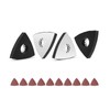 Wjelet Set of 4 Triangle Sanding Disc, Fine Sanding Plate,