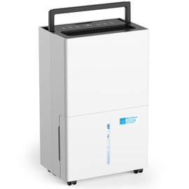 4500 Sq ft Dehumidifier for Home Basement, with Energy Star Cetificated 50 Pints Dehumidifier Drain Hose & Water Tank, Intelligent Humidity Control, Auto Defrost, for Bathroom Large Room