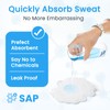 MAIYADUO Armpit Sweat Pads for Women, Absorb Underarm Sweat, Large,