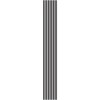 In Home InHome NH2366 Caming Line Stained Glass Decals, Black