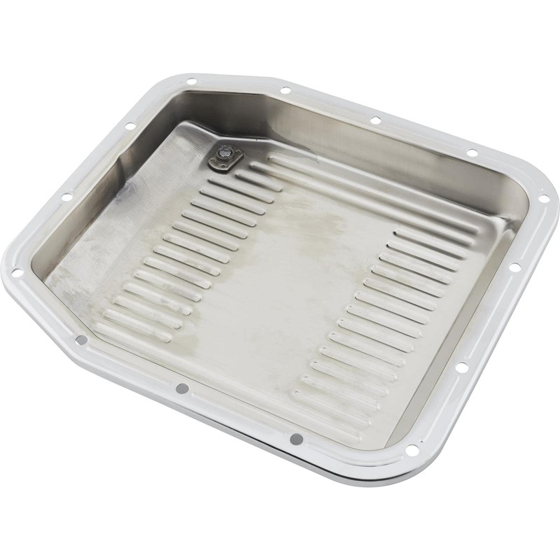 Speedway Motors Ford AOD Steel Transmission Pan Stock Capacity Ribbed